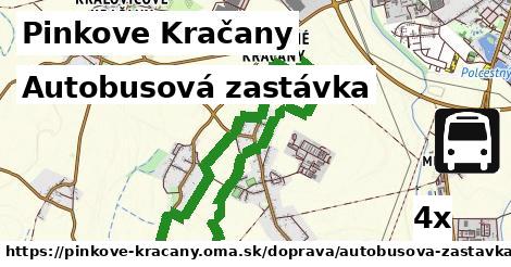 autobusová zastávka v Pinkove Kračany