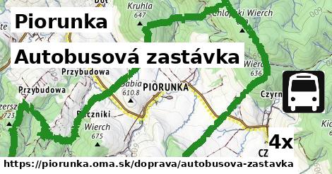 Autobusová zastávka, Piorunka