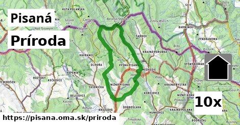 príroda v Pisaná