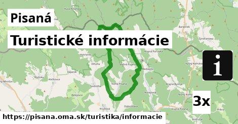 Turistické informácie, Pisaná