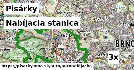 Nabíjacia stanica, Pisárky