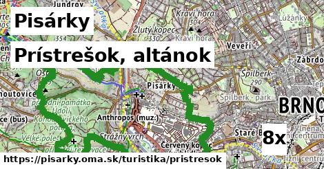 Prístrešok, altánok, Pisárky