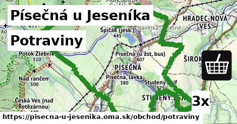 Potraviny, Písečná u Jeseníka