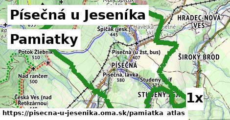 pamiatky v Písečná u Jeseníka