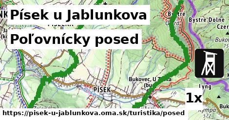 poľovnícky posed v Písek u Jablunkova