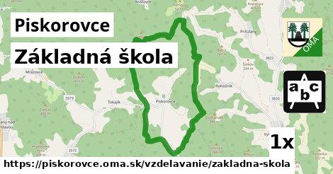 Základná škola, Piskorovce