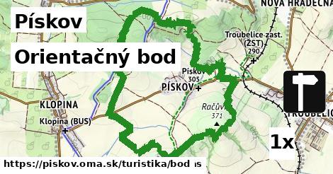 orientačný bod v Pískov