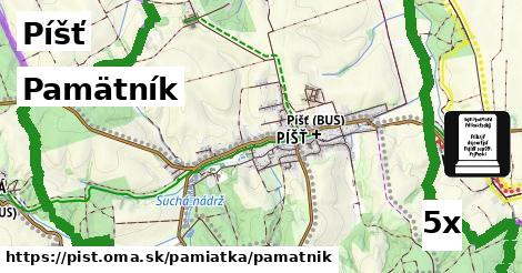 Pamätník, Píšť