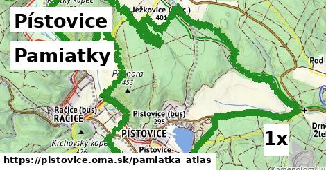 pamiatky v Pístovice