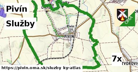 služby v Pivín