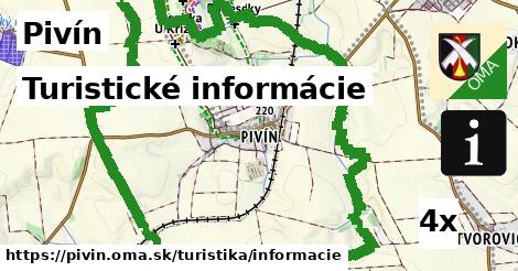 Turistické informácie, Pivín