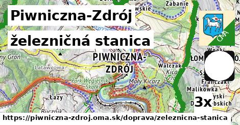 železničná stanica v Piwniczna-Zdrój