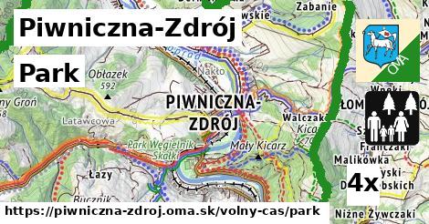 park v Piwniczna-Zdrój