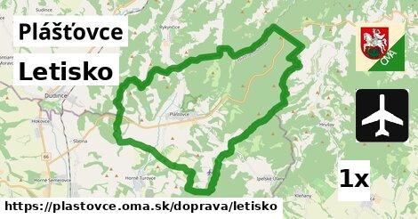 Letisko, Plášťovce