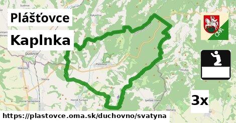 Kaplnka, Plášťovce