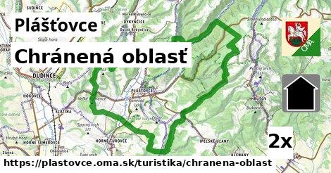 Chránená oblasť, Plášťovce