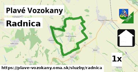 Radnica, Plavé Vozokany