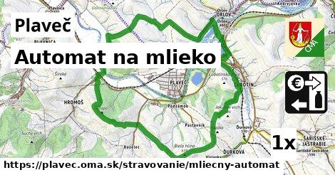 automat na mlieko v Plaveč