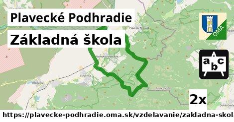 Základná škola, Plavecké Podhradie