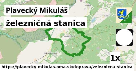 železničná stanica, Plavecký Mikuláš