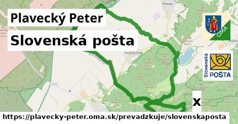 Slovenská pošta, Plavecký Peter