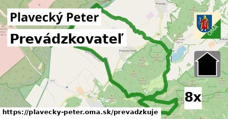 prevádzkovateľ v Plavecký Peter