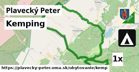 Kemping, Plavecký Peter