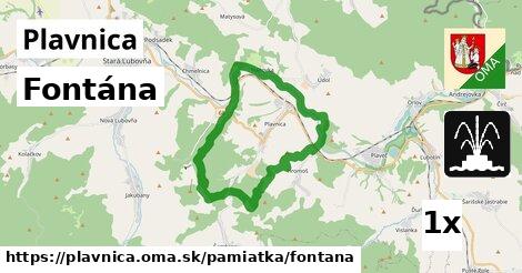 Fontána, Plavnica