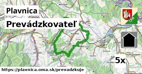 prevádzkovateľ v Plavnica