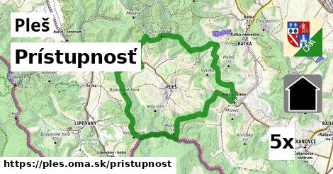prístupnosť v Pleš