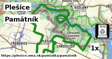 Pamätník, Plešice