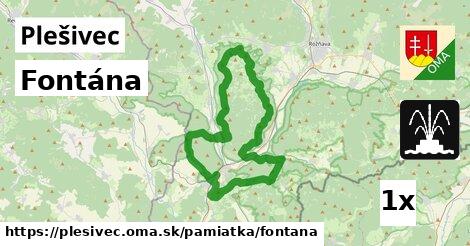 Fontána, Plešivec