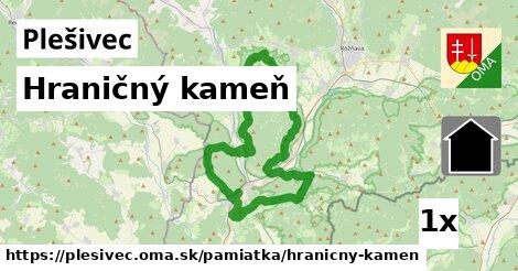 Hraničný kameň, Plešivec