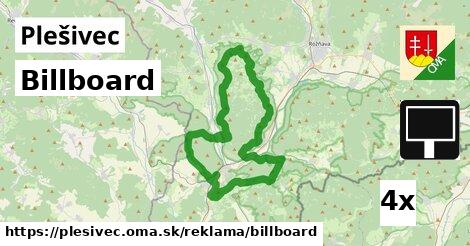 billboard v Plešivec