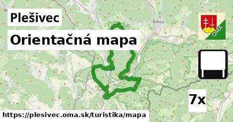 Orientačná mapa, Plešivec