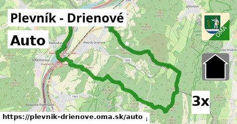 auto v Plevník - Drienové