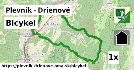 bicykel v Plevník - Drienové