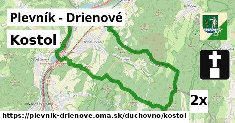 Kostol, Plevník - Drienové