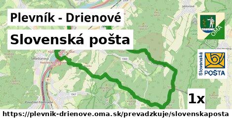 Slovenská pošta, Plevník - Drienové