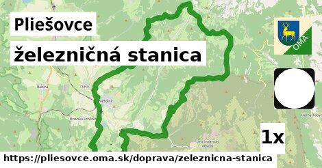 železničná stanica, Pliešovce