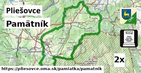 Pamätník, Pliešovce