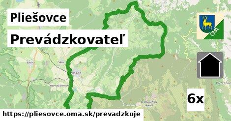 prevádzkovateľ v Pliešovce