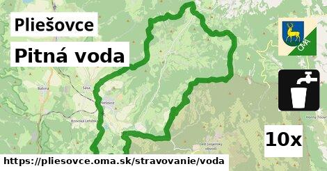 Pitná voda, Pliešovce