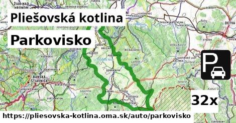 Parkovisko, Pliešovská kotlina