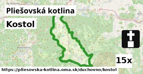 Kostol, Pliešovská kotlina