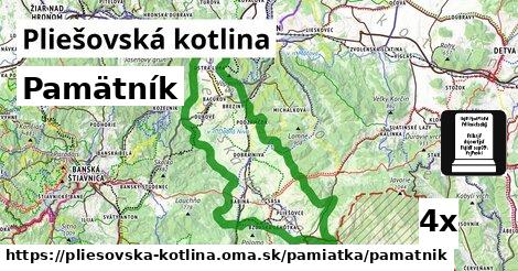 Pamätník, Pliešovská kotlina