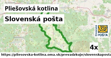 Slovenská pošta, Pliešovská kotlina