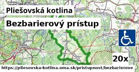 Bezbarierový prístup, Pliešovská kotlina