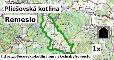 Remeslo, Pliešovská kotlina