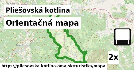 Orientačná mapa, Pliešovská kotlina